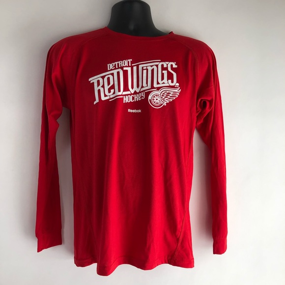 Reebok Tops - Reebok Detroit Red Wings Performance Shirt -Size L